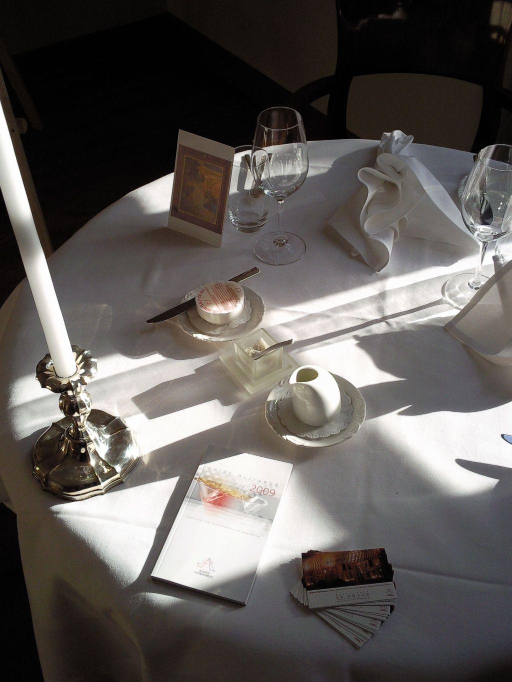 Tafel restaurant De Zwaan